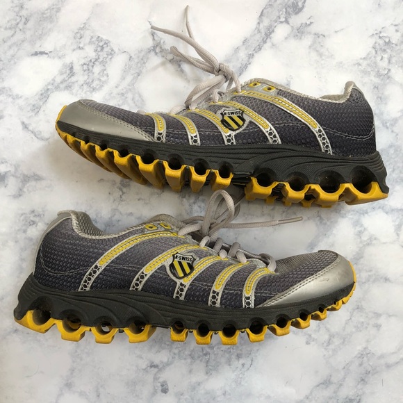 K Swiss Shoes Kswiss Yellow Tubes Run 100 Womens Running Poshmark